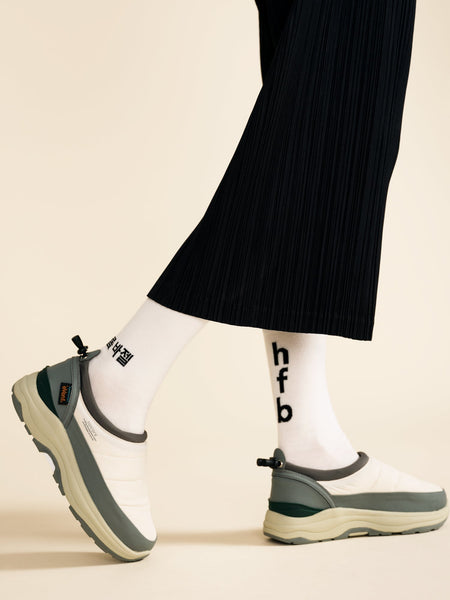 Men's Wool Sporty Crew Socks - White