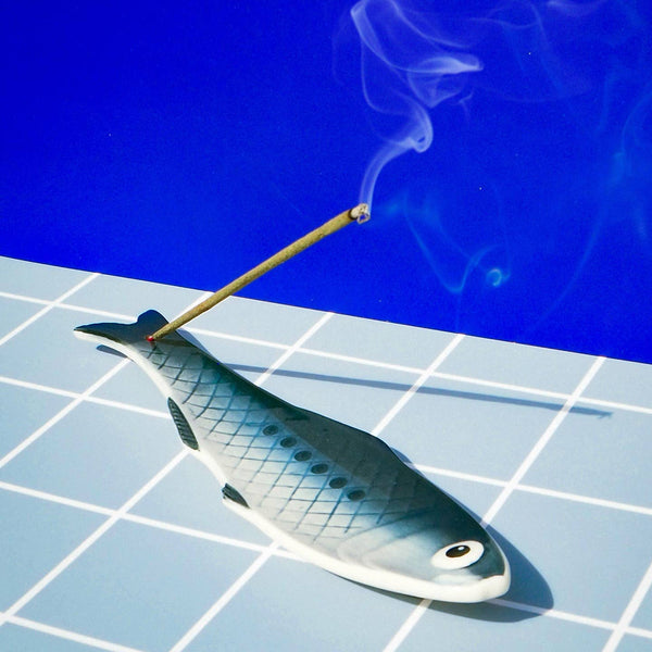 Reel Calm Ceramic Incense Holder - Sardine Fish