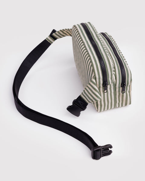 Fanny Pack - Sage Stripe