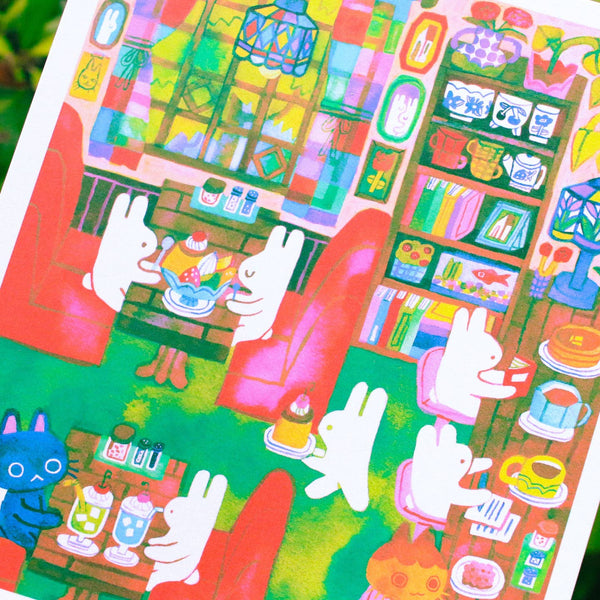 'Afternoon At the Kissaten' Art Print