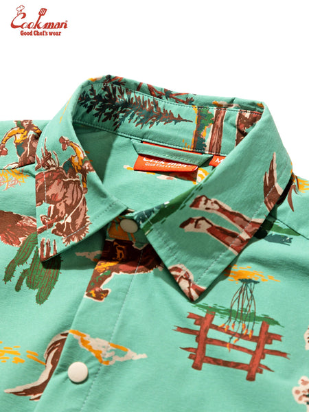 Cookman Work Shirts Long Sleeve - Western: Light Blue