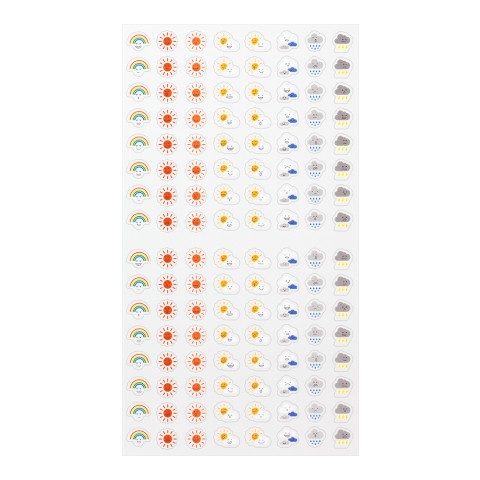 Feelings Weather Sticker Sheet