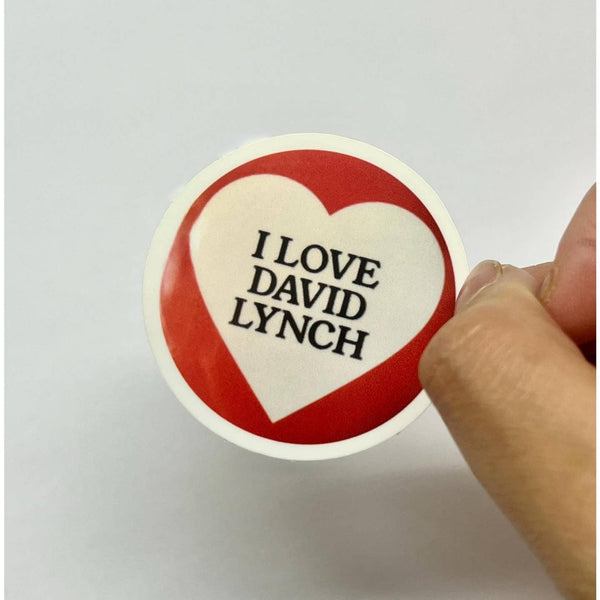 I Love David Lynch Pool Ball Sticker