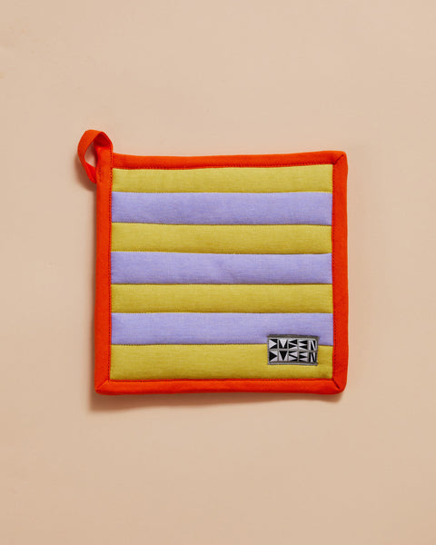 Pocket Pot Holders - Jalapeno Stripe