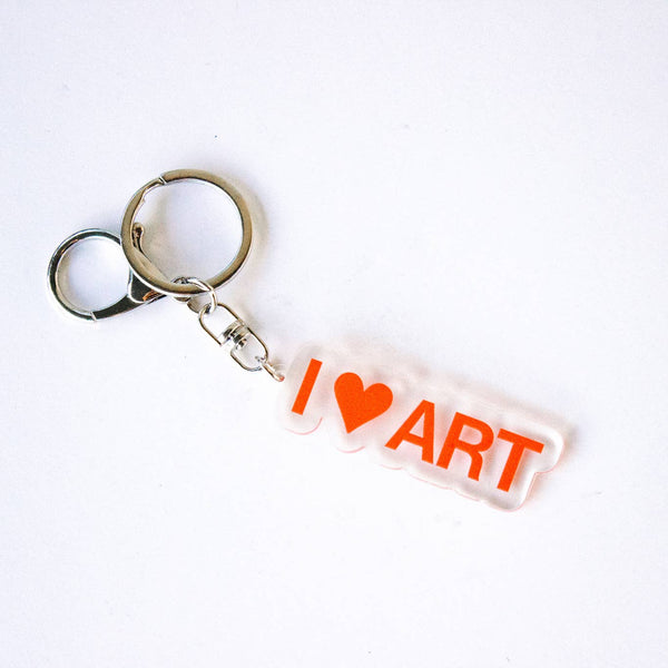 I <3 Art Acrylic Keychain