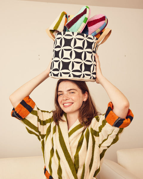 Small Storage Bin - Stripe