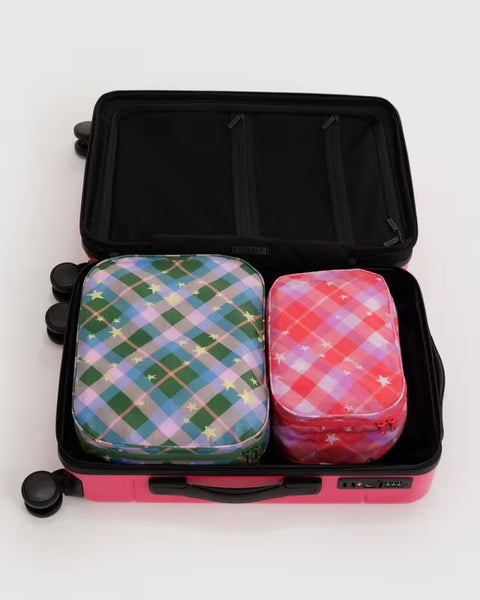 Packing Cube Set - Star Plaid