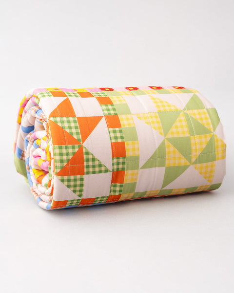 Patchwork Quilted Blanket