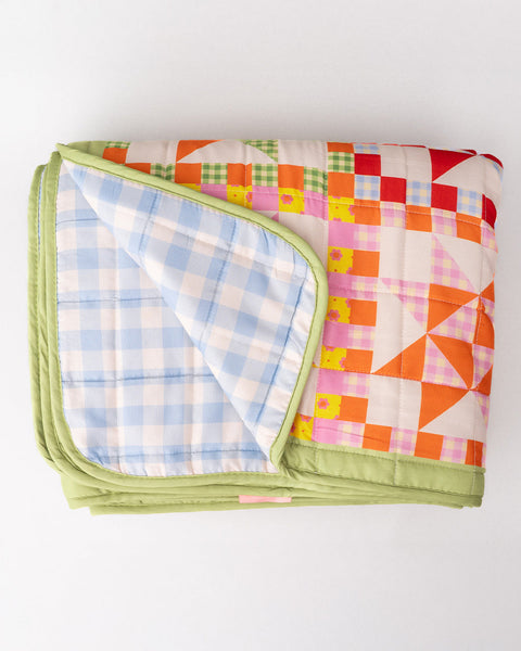 Patchwork Quilted Blanket