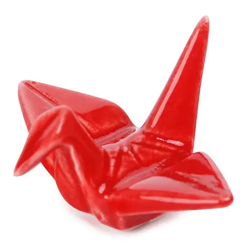 Origami Crane Porcelain Chopsticks Rest