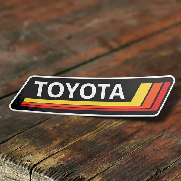 Retro Toyota Sticker
