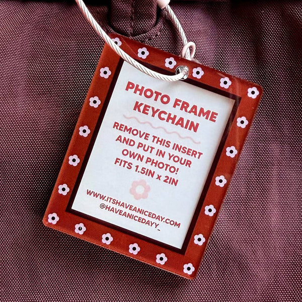 Photo Frame Keychain - Willow