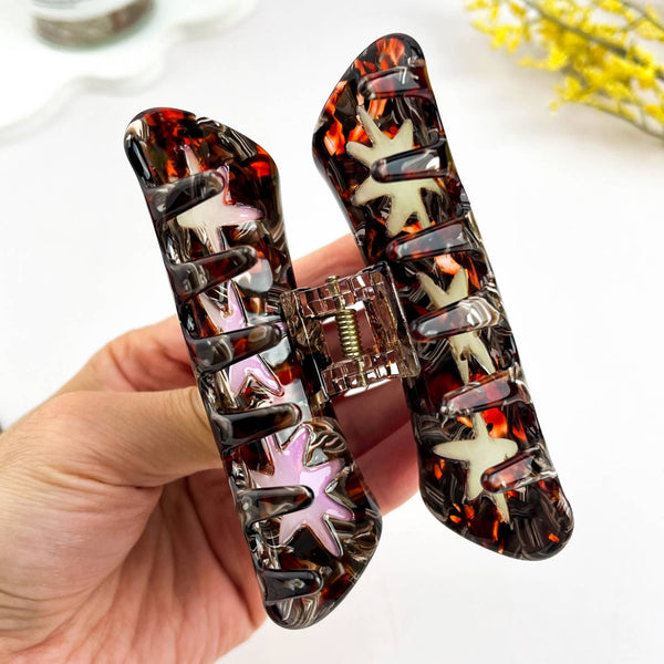 Vintage Star Floral Hair Claw