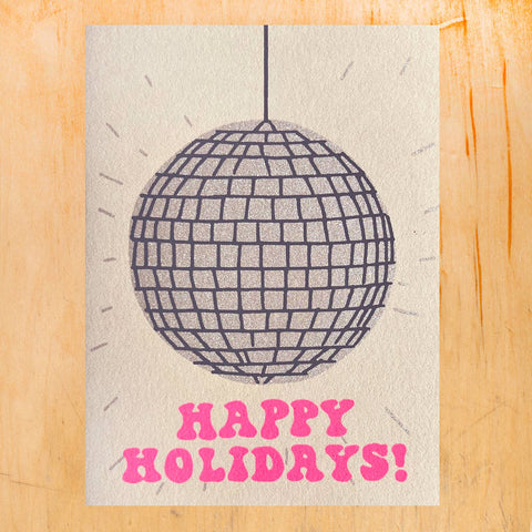 Holiday Disco Greeting Card