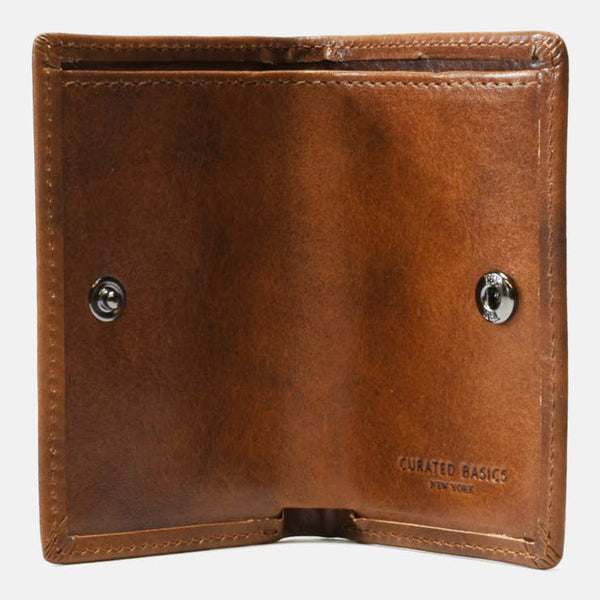 Mini Bill-Fold - Black Leather