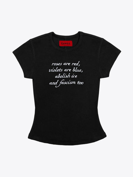 Abolish Ice & Fascism Too Mini Tee