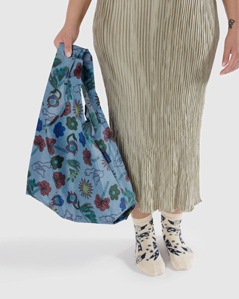 Standard Baggu - Digital Denim Birds