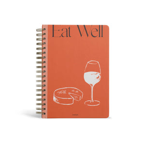 Eat Well B5 Spiral Recipe Journal