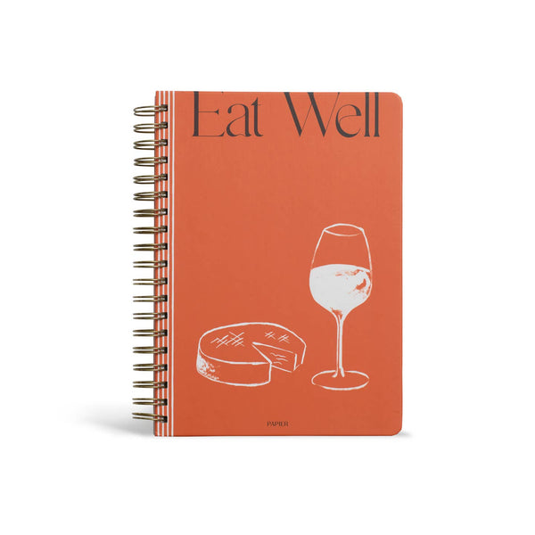 Eat Well B5 Spiral Recipe Journal