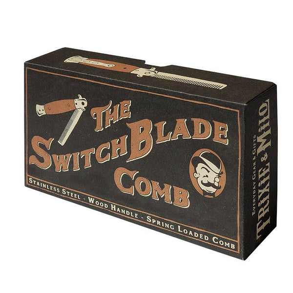 Switchblade Comb – Spring-Action Grooming Tool