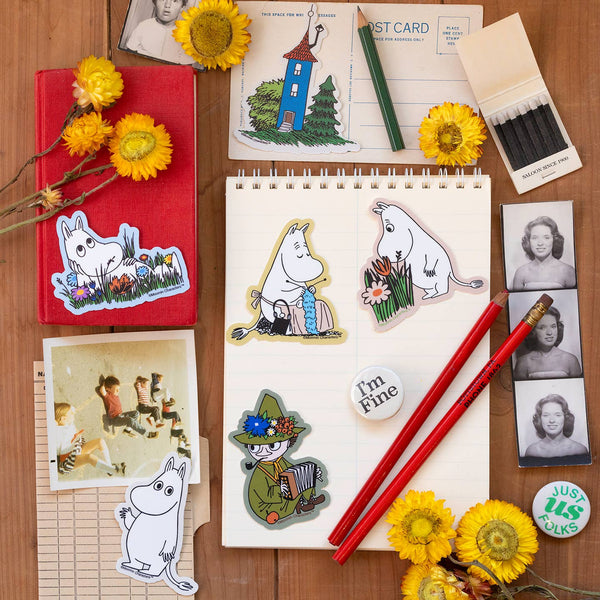 3P4 X Moomin ® - Moomintroll Wave Sticker