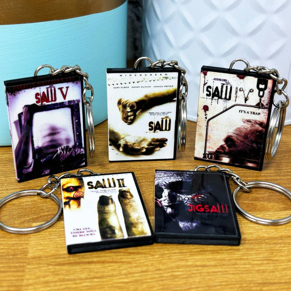 Horror Movie DVD Keychains