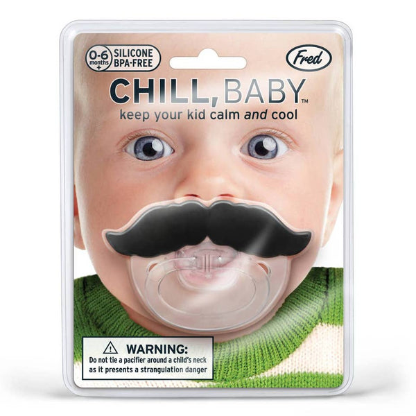 Chill Baby Pacifier - Mustache