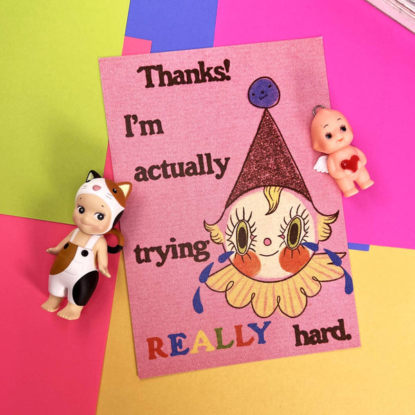 Thanks Art Print