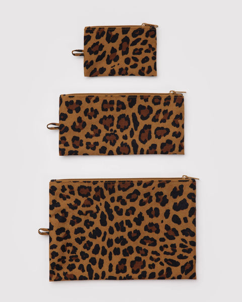 Flat Pouch Set - Leopard
