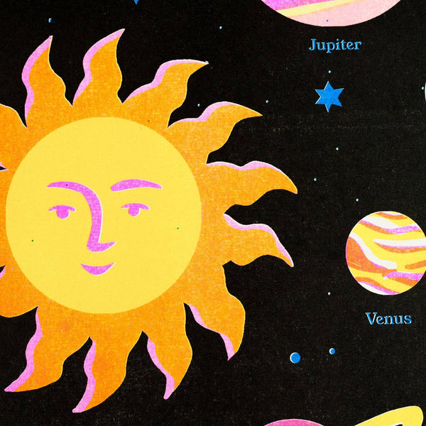 Solar System Risograph