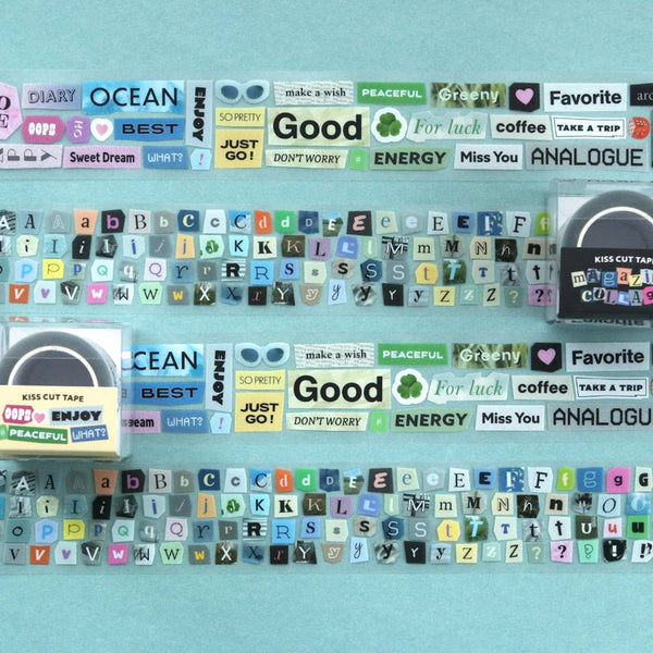 Magazine Collage Kiss Cut Tapes