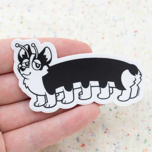 Corgipillar Vinyl Sticker