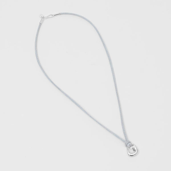 Odette Necklace in Grey and Sterling Silver