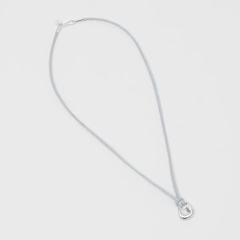 Odette Necklace in Grey and Sterling Silver