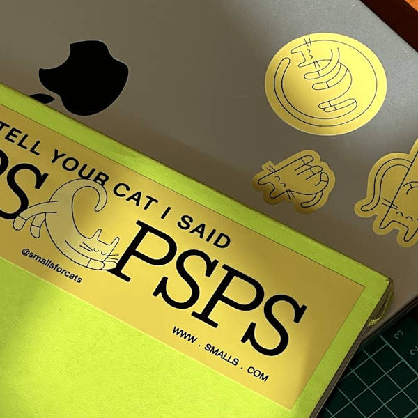 Pspspsps Bumper Sticker