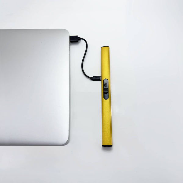 Long Slim Electric Lighter - Black