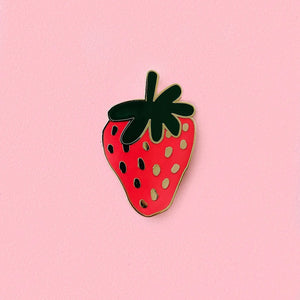 Strawberry Enamel Pin