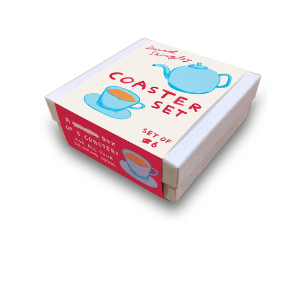 David Shrigley Art Coaster Set - 6pc