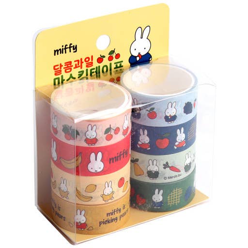 Miffy Fruit Masking Tape - 8Pcs Set