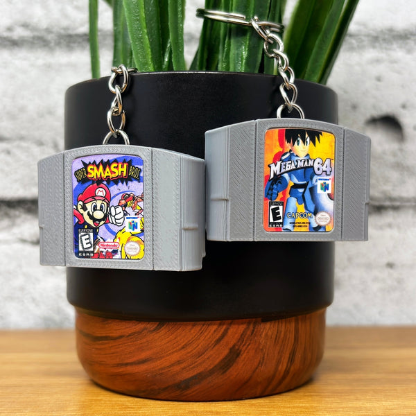 N64 Game Cart Keychains