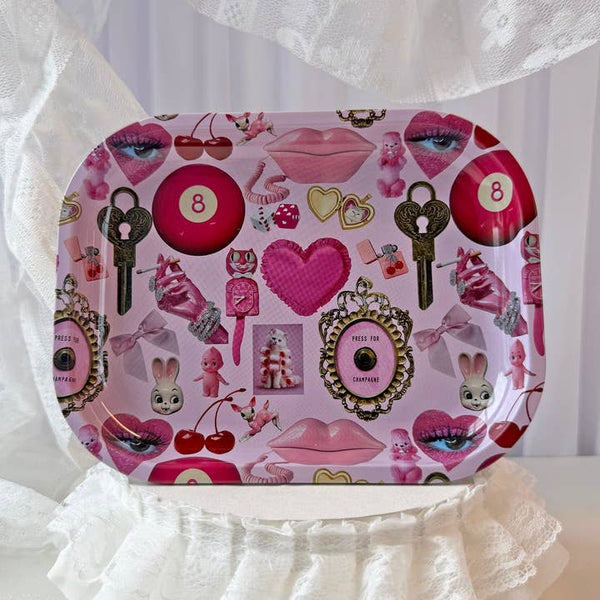 Pink Things Tray