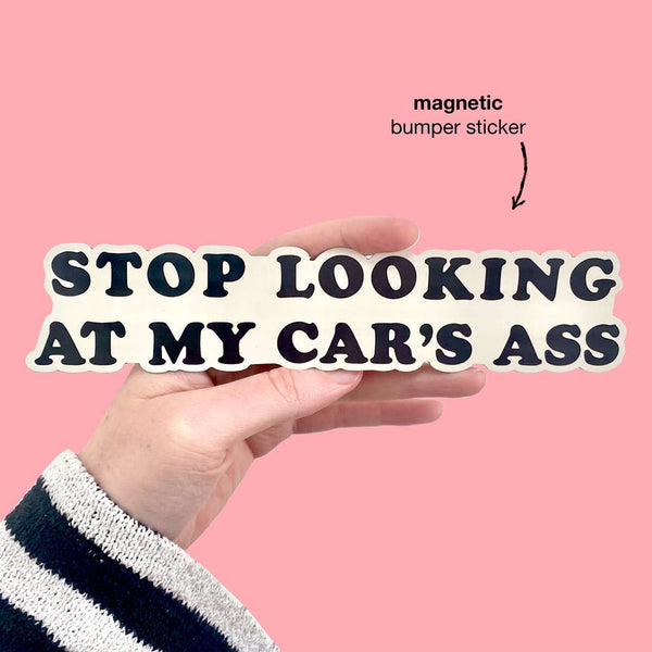 Stop Looking Bumper Magnet