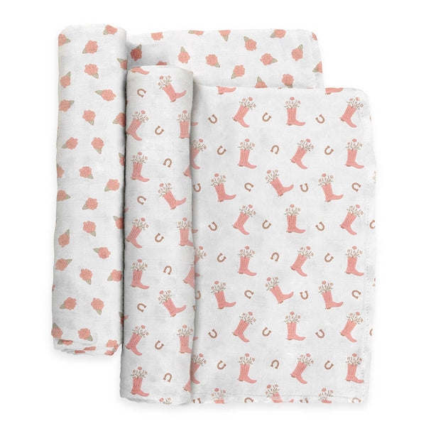 Swaddle Blanket Set - Bloomin' Boot