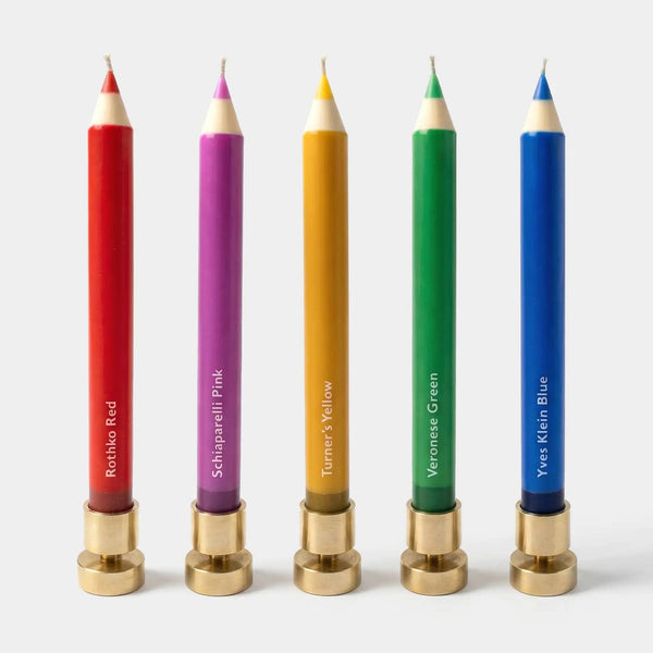 Pencil Taper Candles – Multicolor