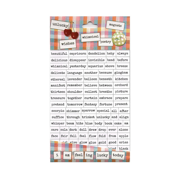 Whimsical Poetry Magnets