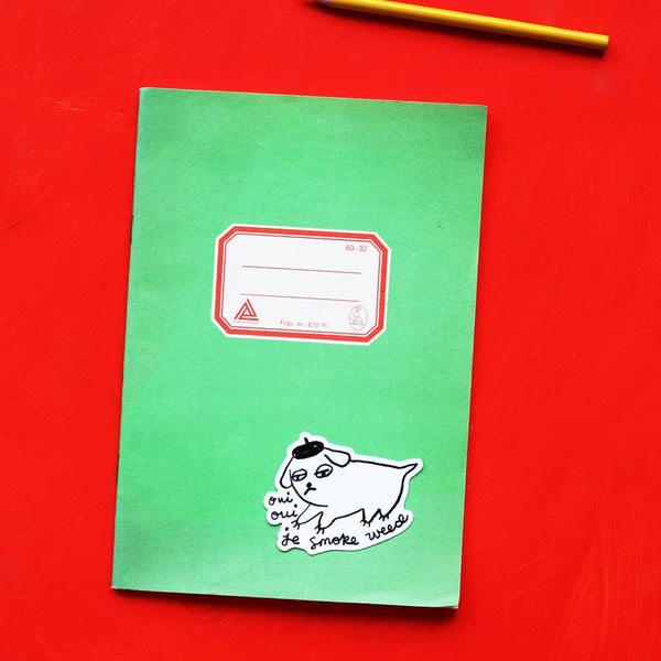 Oui'd Dog Sticker
