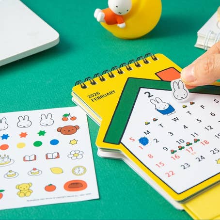 Miffy 2026 Mini Desk Calendar