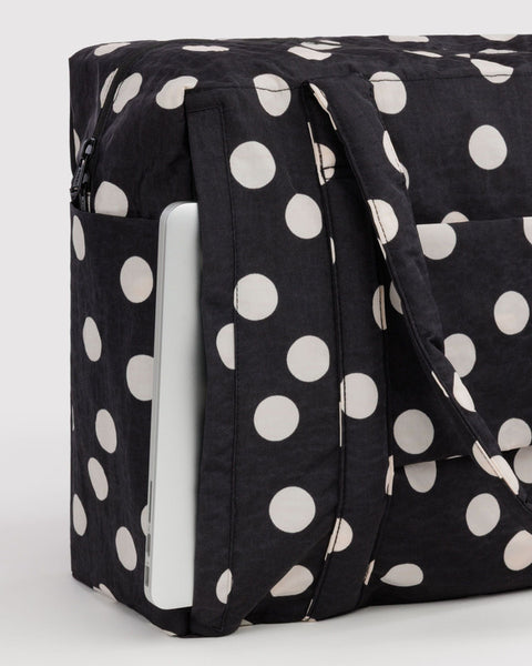 Cloud Carry-On - Black And Cream Polka Dot