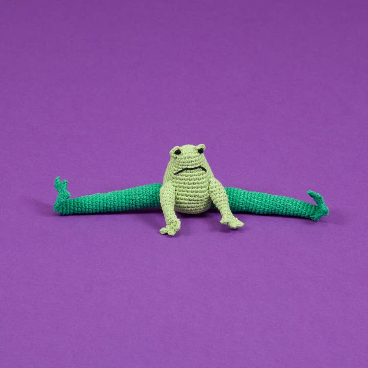 Hand Crochet Frog