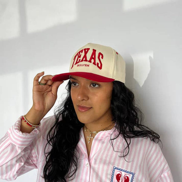 Texas Hold'em Two-Toned Structured Cap